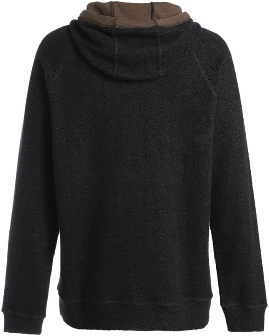 OTIC Men'S Casual Hoodies Thermal Long Sleeve Drawstring Pullover Hooded Sweatshirt With Pocket