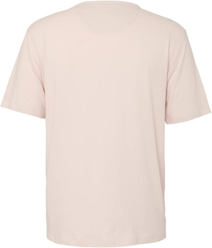 Men's Henley Opening Placket Button Short Sleeve Casual Top Sustainable Recycle Cotton