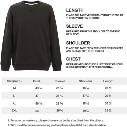 OTIC Men's Crewneck textured Jacquard Rib Long sleeve