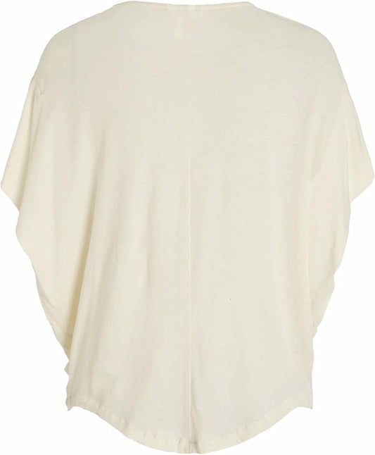 OTIC Crew Neck Raglan Sleeve Pocket Sustainable Cotton Lightweight and Soft Tee Shirt for Women “Cotton USA