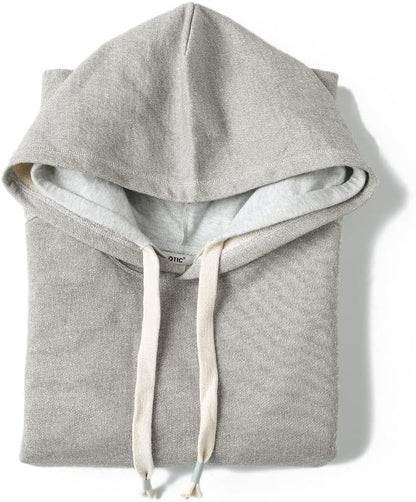 Novelty Chunky Hoodie Long Sleeve Drawstring 100% Cotton Pullover Hoodie Sweatshirt with Pockets