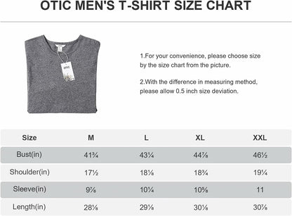 Men's Crew Neck Short Sleeves Casual Soft and Skin-Friendly T Shirt Sustainable Cotton Cotton USA