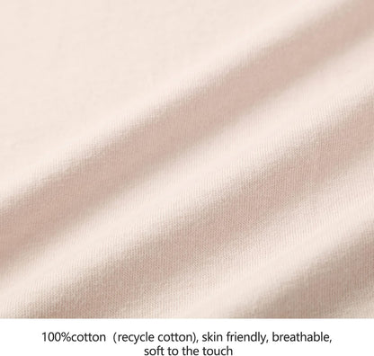 Men's Henley Opening Placket Button Short Sleeve Casual Top Sustainable Recycle Cotton