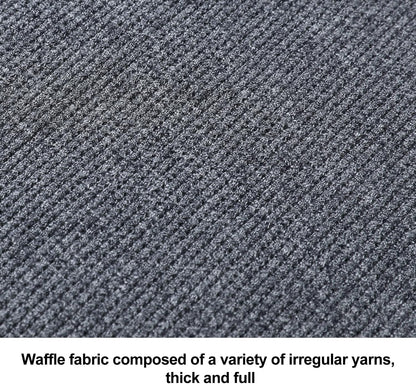 OTIC Men's Waffle Henley Shirt Long Sleeve Sustainable US Cotton Cotton USA