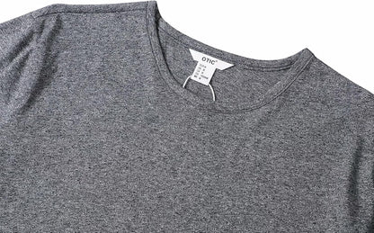 Men's Crew Neck Short Sleeves Casual Soft and Skin-Friendly T Shirt Sustainable Cotton Cotton USA